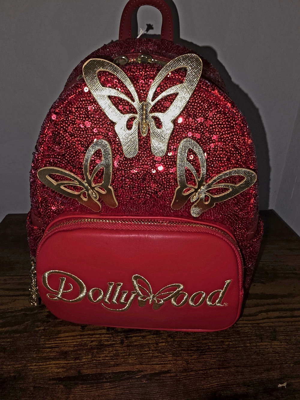 Loungefly Dolly Parton “Dollywood” Sequin Mini Backpack